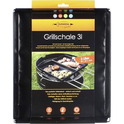 Broszio & Co 20639 Grillschale ''Durandal Selection'', 3 Liter, 28 x 35 x 4 cm, sc