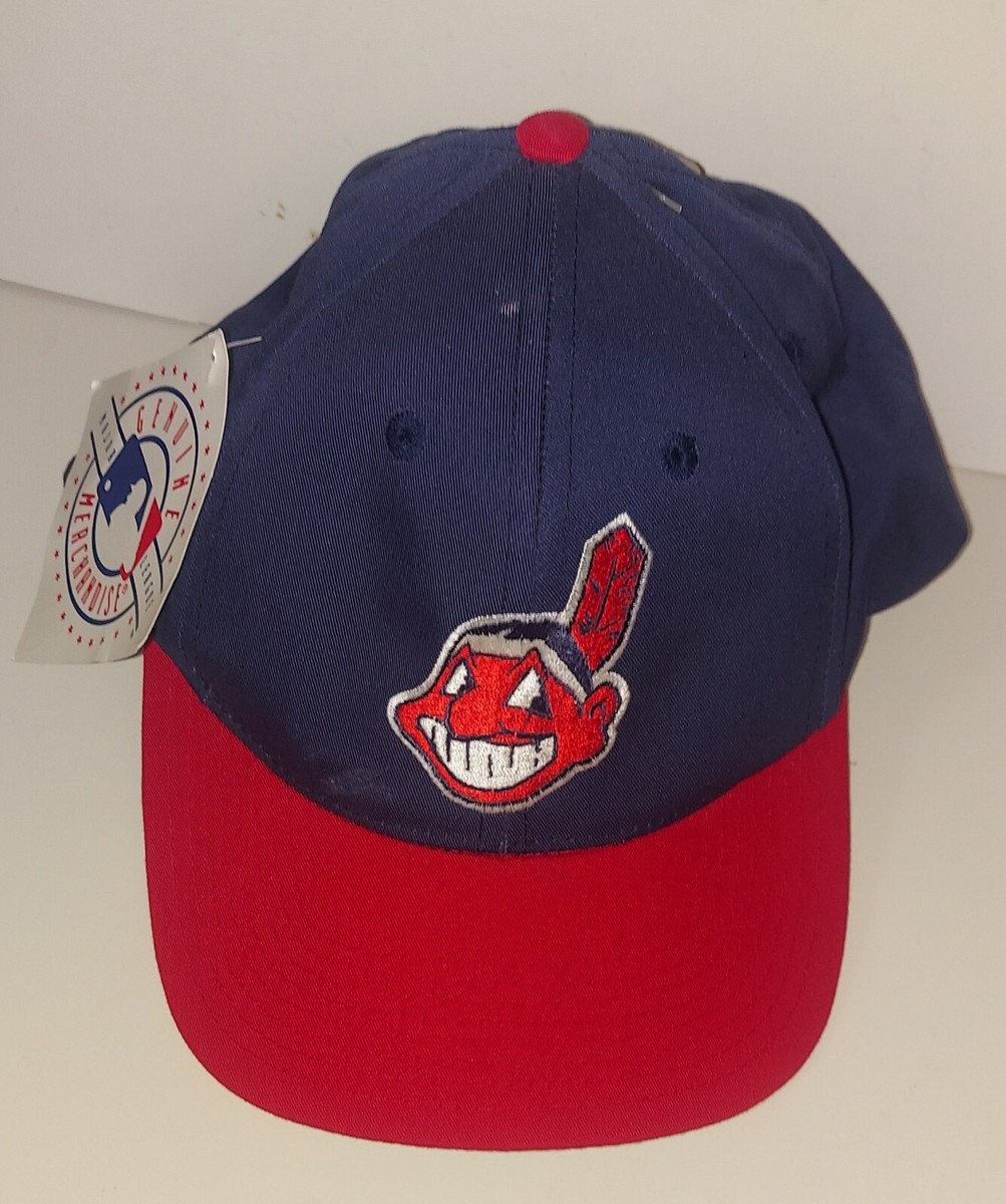 Cleveland Indians 黒 キャップ 7 3/8МＬB公認シール無し Cleveland Indians 黒 キャップ 7 3/8МLB公認シール無し