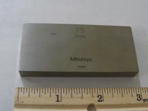 Mitutoyo Gage Block 75mm (a31)