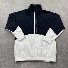 Under Armour Storm Woven Full Zip Track Jacket Womens Size S Black White 1369890