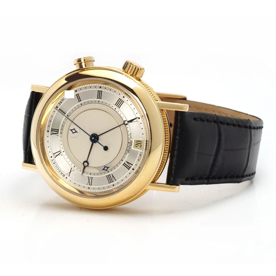Reloj Pulsera Breguet Classique Alarm 3600BA Oro Amarillo 18K Lujo Foto 2 de 4