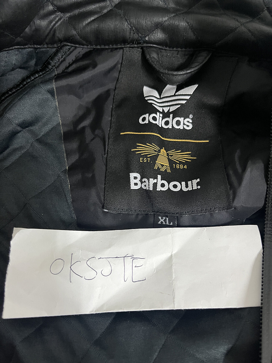 Adidas x Barbour Roubarb Jacket Black XL | eBay