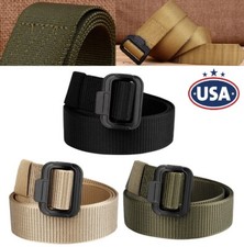 3  Men's Tactical Military Outdoor Combat Nylon Belt Buckle Strap Waistband Gift