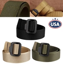 3× Men's Tactical Military Outdoor Combat Nylon Belt Buckle Strap Waistband Gift
