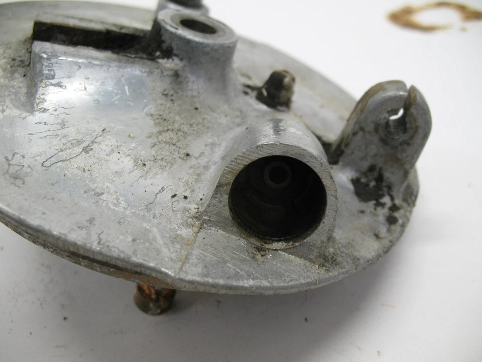 1969 YAMAHA L5 L 5 YL5 YL 5 100 FRONT BRAKE PANEL 122-25121-02-38 - Image 3 of 4