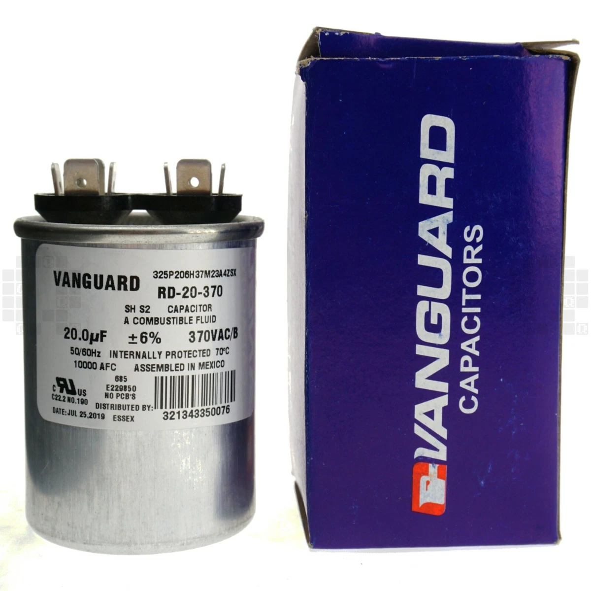 PATIKIL CBB60 14+5uF Condensador De Funcionamiento, CA 450V