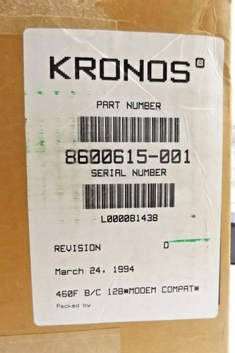 Kronos 8600615–001 Model 460F Series 400 Timekeeper - Picture 4 of 4
