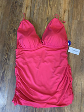 SWIMSUITS FOR ALL TANKINI Fuchsia ADORABLE swimsuit SIZE 22 ID 63-1069-2 