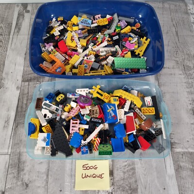 Lego 0,5KG - 500g Einzelstücke, Logos & Schilder teils Vintage Bulk Restposten Konvolut