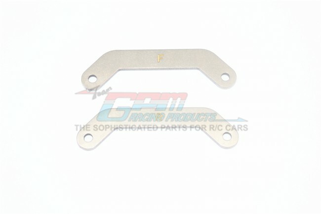 GPM TXMS089S-OC 8926 FRONT AND REAR BULKHEAD TIE BAR FOR 1/10 TRAXXAS MAXX