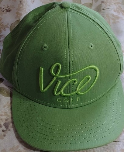 Vice Golf Hat Green Snapback Cap 