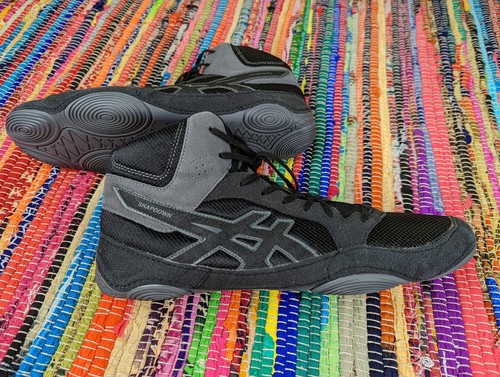 Black Carbon Wrestling Boxing Shoes 