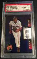 ALEX RODRIGUEZ 1994 UD NEXT GENERATION FOIL ROOKIE RC #16 PSA 10 POP 29