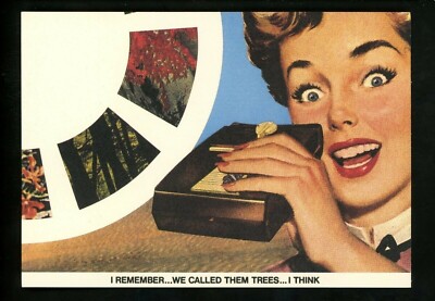 Social Issues postcard We Called Them Trees Mark Harfield Recycling