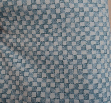 Daisy kingdom 3849 Friendship Garden 1 1/2 yards Blue mini check fabric Cotton