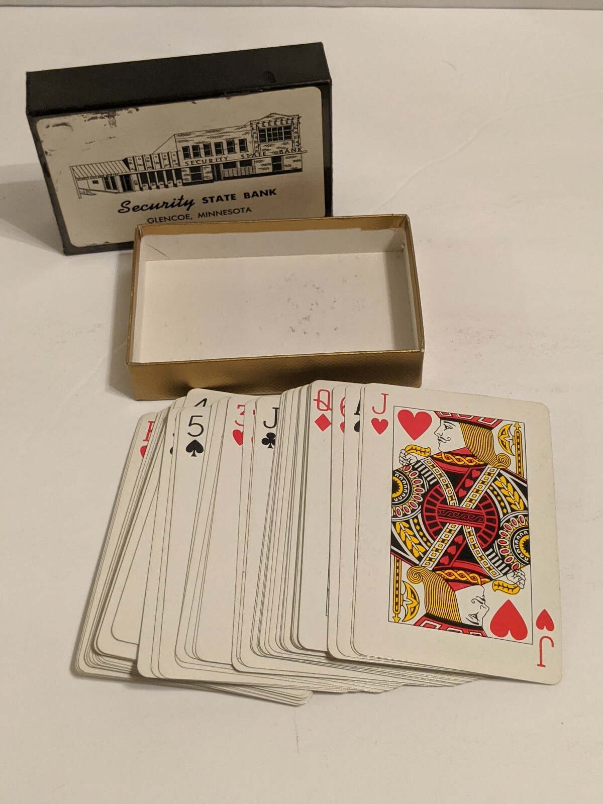 Vintage Security State Bank GLENCOE, MINNESOTA Promotional Deck Of
