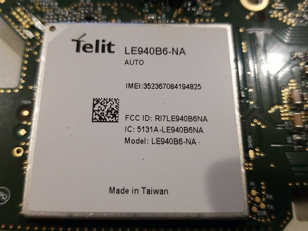 TESLA MODEL 3 TELIT MODEM CONNECTIVITY CARD 1120719-01-D LE940B6 