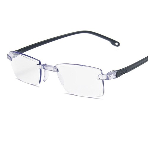 Gafas de lectura antiazules sin montura moda diseño de borde cortado gafas para lectores § ♡ - Imagen 12 de 13