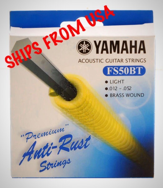 4x Yamaha FS50BT Acoustic Guitar Strings Original OEM Factory Ships