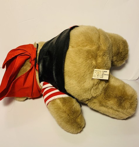 Vintage 1993 Treasure Island Resort Pirate Teddy Bear Plush With Eye Patch - Picture 2 of 12