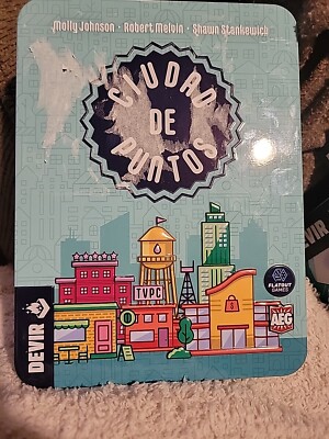 AEG - Point City Card Game board game SPANISH CUIDAD DE PUNTOS tin Devir