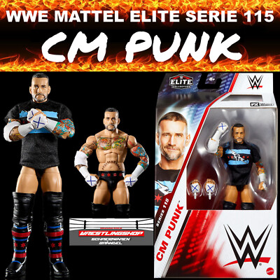 WWE MATTEL ELITE 115 CM PUNK WRESTLING ACTION FIGUR RAW BASIC ENTRANCE LEGENDS