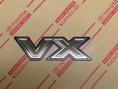 Genuine Toyota Land Cruiser VX Rear Emblem - 80 Series
