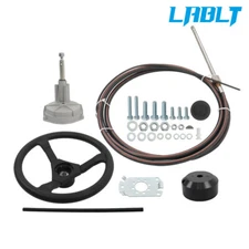 LABLT 16 Feet Boat Rotary Steering System Outboard Kit SS13716 Steering Cable
