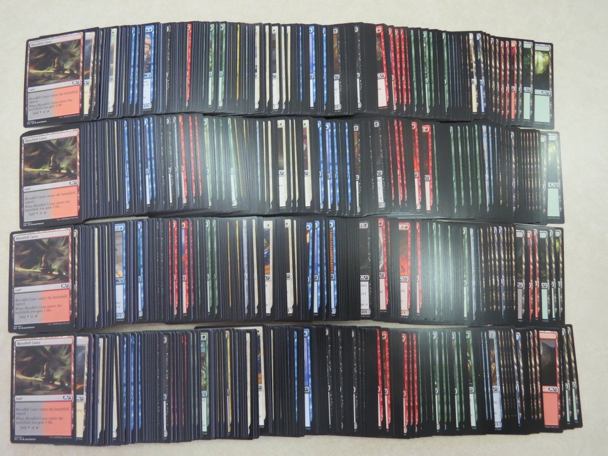 MTG Complete Core Set 2021 M21 Uncommon Common Basic Lands set x4