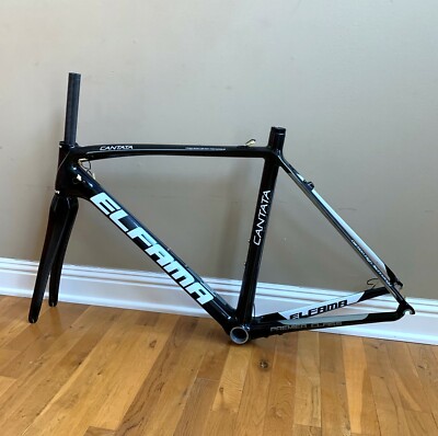 Carbon Road Bike Frame \u0026 Front Fork, Rim Brake Style 700C QR 53 cm - New |  eBay