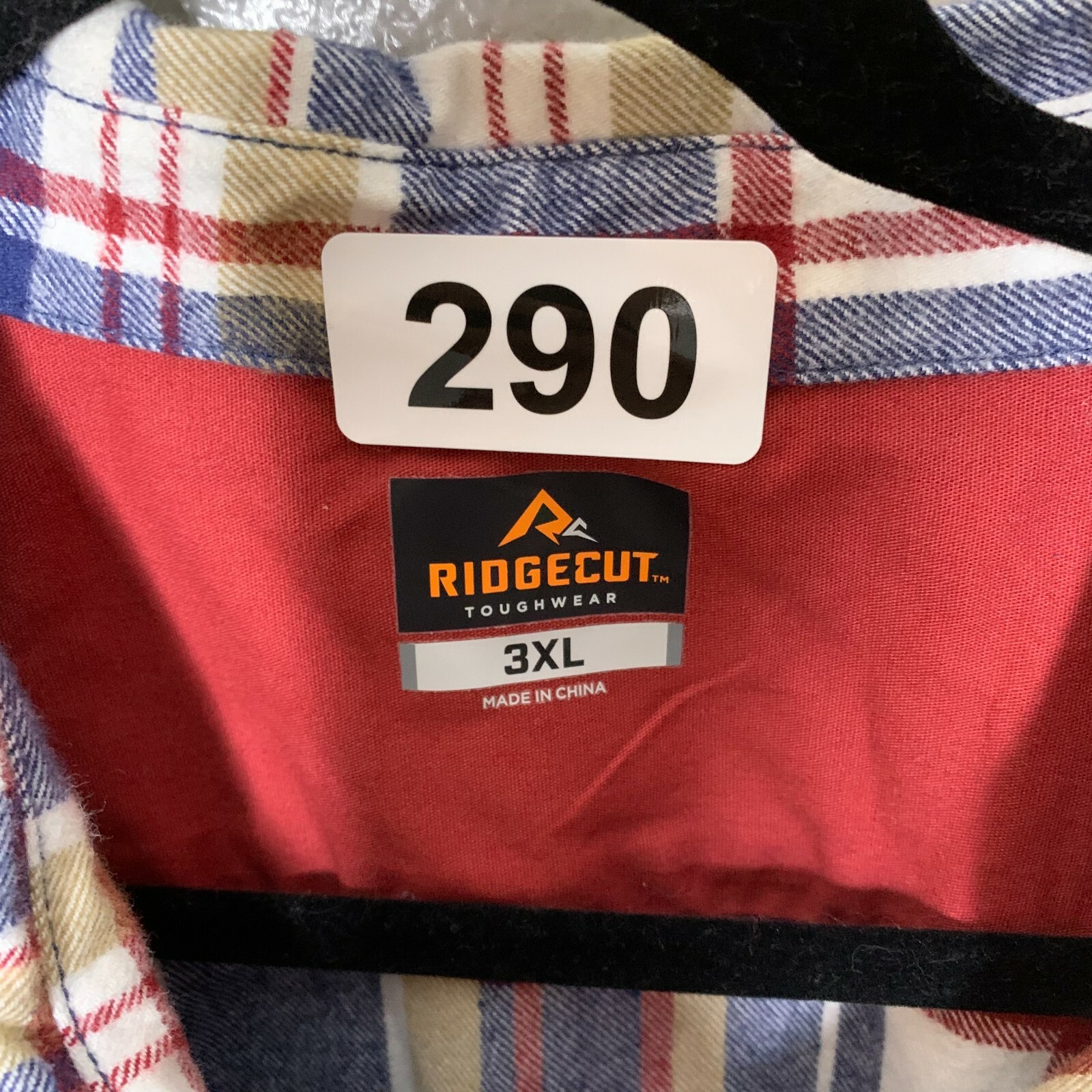 Ridgecut Toughwear Thick Flannel Shirt 100 Cotton 3XL Plaid Heavy Work