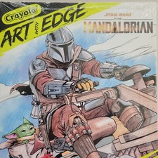 Crayola Art with Edge Star Wars Mandalorian Coloring Book - 28 Pages  Poster