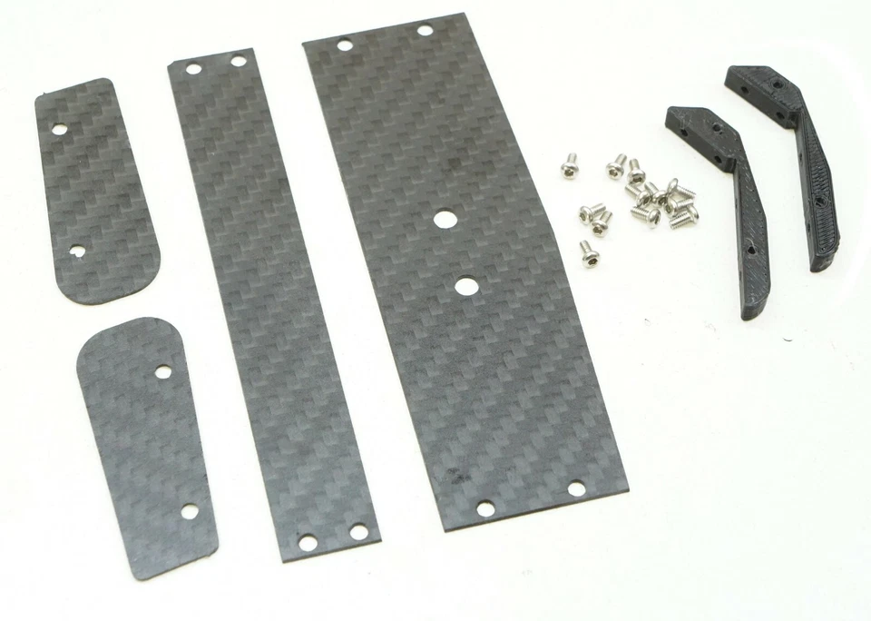 AJC Mods Upgrade Carbon Faser Heckflügel Spoiler für Losi Mini-B 2.0 1/16 Buggy - Bild 3 von 4