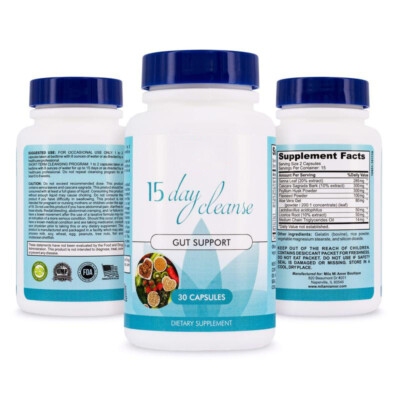30Pcs Darmreinigung Gut and Colon Support 15Day Cleanse Colon Cleansing Capsules