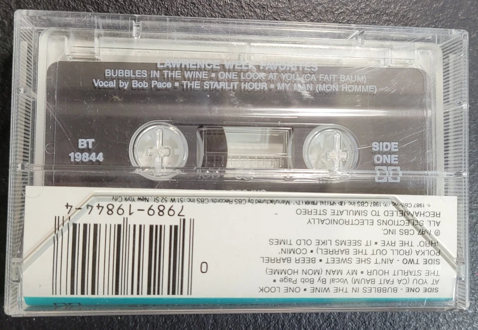Lawrence Welk Favorites Cassette - Tested Works - Vintage Big Band Music Foto 2 de 4