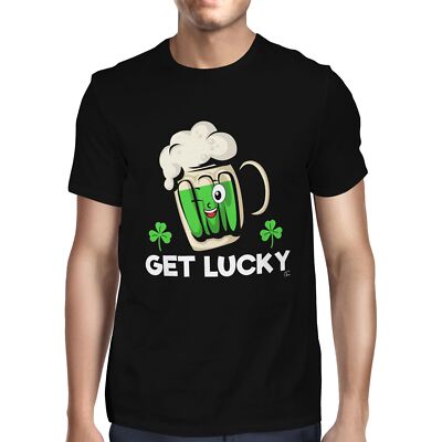 1Tee Herren T-Shirt Get Lucky Irish Beer