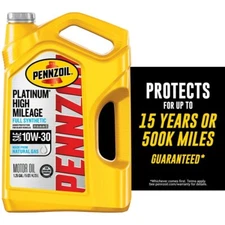 Pennzoil Platinum Full Synthetic High Mileage 10w-30