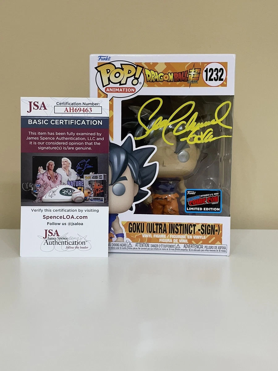 Funko Pop! NYCC 2022 Goku (Ultra Instinct -Sign-) Signed By Sean Schemmel  JSA | eBay