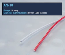 DH Labs AG-18 Solid Silver Hook Up Wire By The Foot DIY