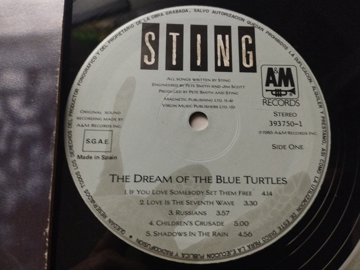The Dream of the Blue Turtles AM 393750 - LP Vinyl 12