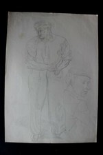 DDR Maler Professor Peuker Wolfgang Bleistift Zeichnung Original  Studien