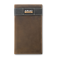 A3400102 Ariat Work Wallet Checkbook - Brown NEW