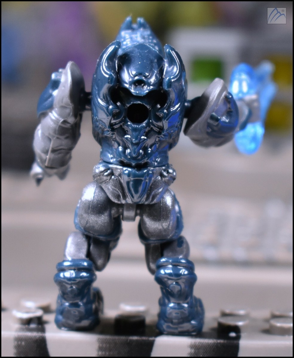 HALO MEGA BLOKS BLUE COVENANT ELITE ZEALOT MINI FIGURE REVENANT