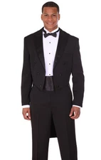 Men's Formal Long Tail Tuxedo Suit comes with pants