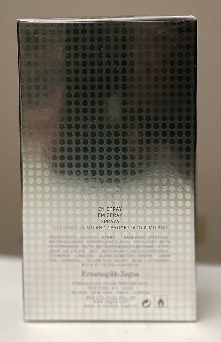 Ermenegildo Zegna Z Milan Men's Eau De Toilette Spray 3.4 Oz 100ml