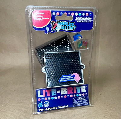 World's Smallest - Lite-Brite 2019 - Neu & OVP - Mini Spielzeug - Hasbro - RARE