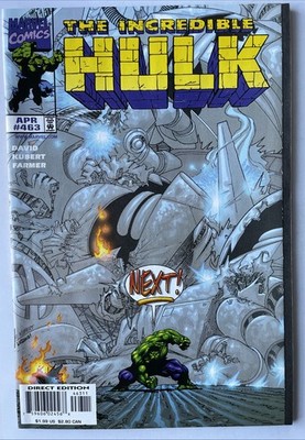 The Incredible Hulk #463   Adam Kubert Cover! Peter David! (Marvel 1997)