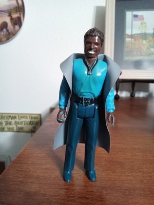 Vintage Star Wars 1980 LILI LEDY Lando Calrissian Figure RAISED BAR CHINA *READ*