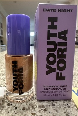 Youth Foria Date Night Sunkissed Liquid Skin Enhancer BRONZY .5oz/15mL FULL SZ