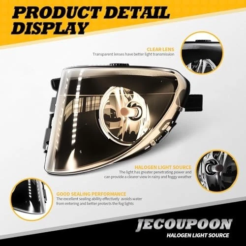 Faros antiniebla delanteros para BMW Serie 5 2011-2013 sedán F10 F11 528i 535i 550i xDrive Foto 4 de 4